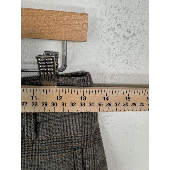 Wilfred Wool‎ cashmere blend cropped plaid trousers preppy sz 4 - Picture 8 of 10